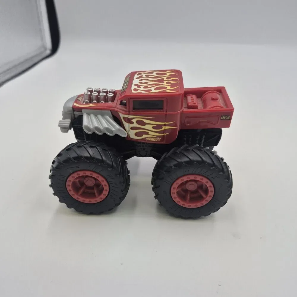Hot Wheels Monster Jam Rev-N-Go Monster Truck Lot of 5